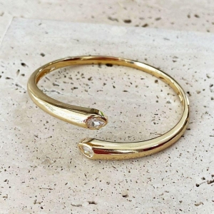Bracelete Poderoso com 2 Zirconias