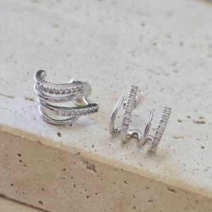 Brinco Garra com Zirconia