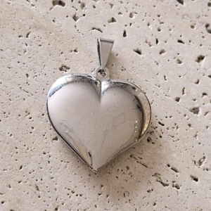 Pingente Coração Cheio Grande  (2,3x2,2cm)