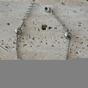 Pulseira Bola com Corrente Elo Portugues