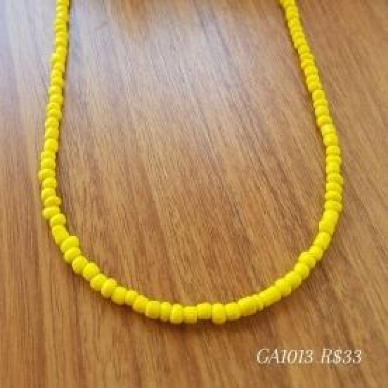 Gargantilha  Miçanga Lisa 40cm
