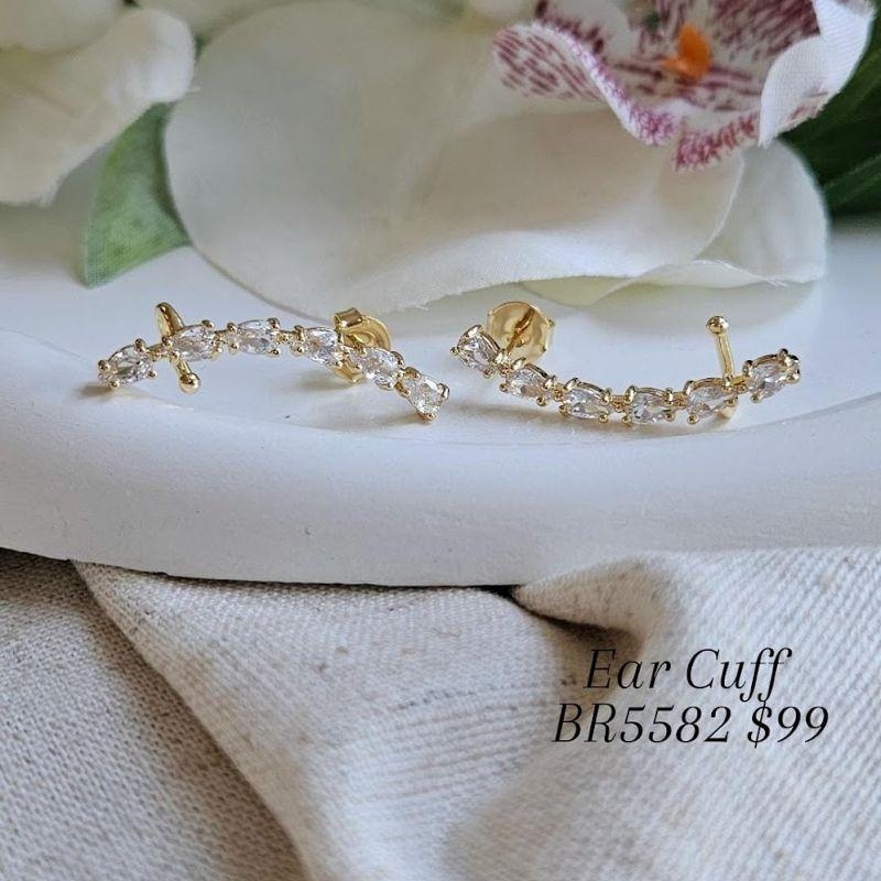 Brinco Ear Cuff Gotinhas