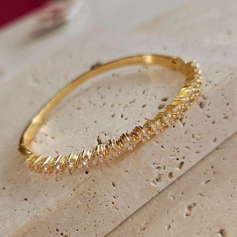 Bracelete Estrelas de Zirconia