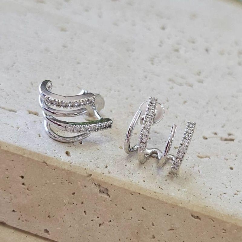 Brinco Garra com Zirconia