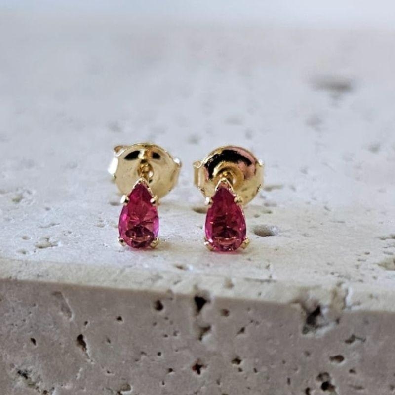 Brinco Gotinha Rosa