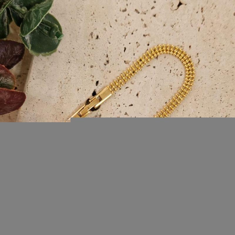 Pulseira Corrente Bolinhas