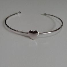 Bracelete coração Central R