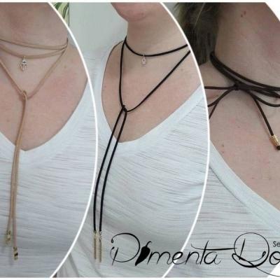 Gargantilha Choker 2 Voltas