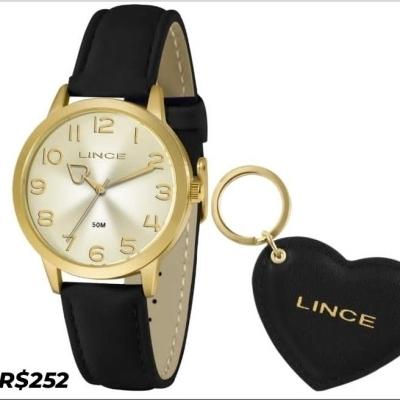 Relogio de Pulso Lince Analógico com Conjunto 