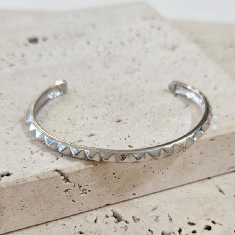 Bracelete Relevo Aro Aberto