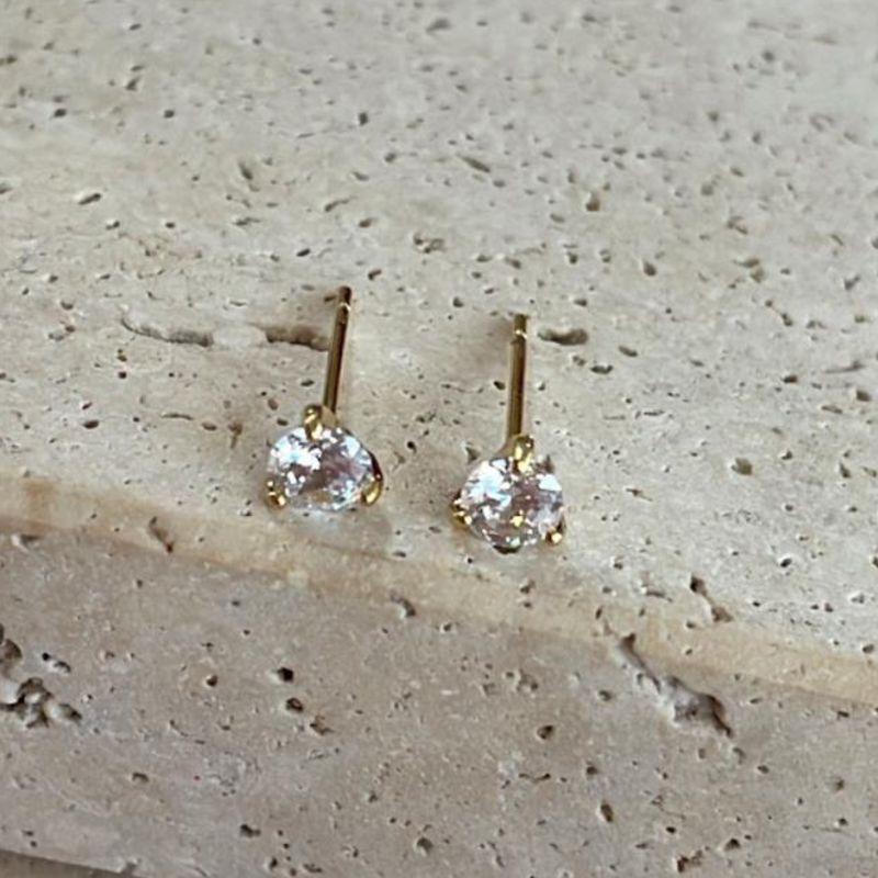 Brinco Chatão Zirconia Cristal