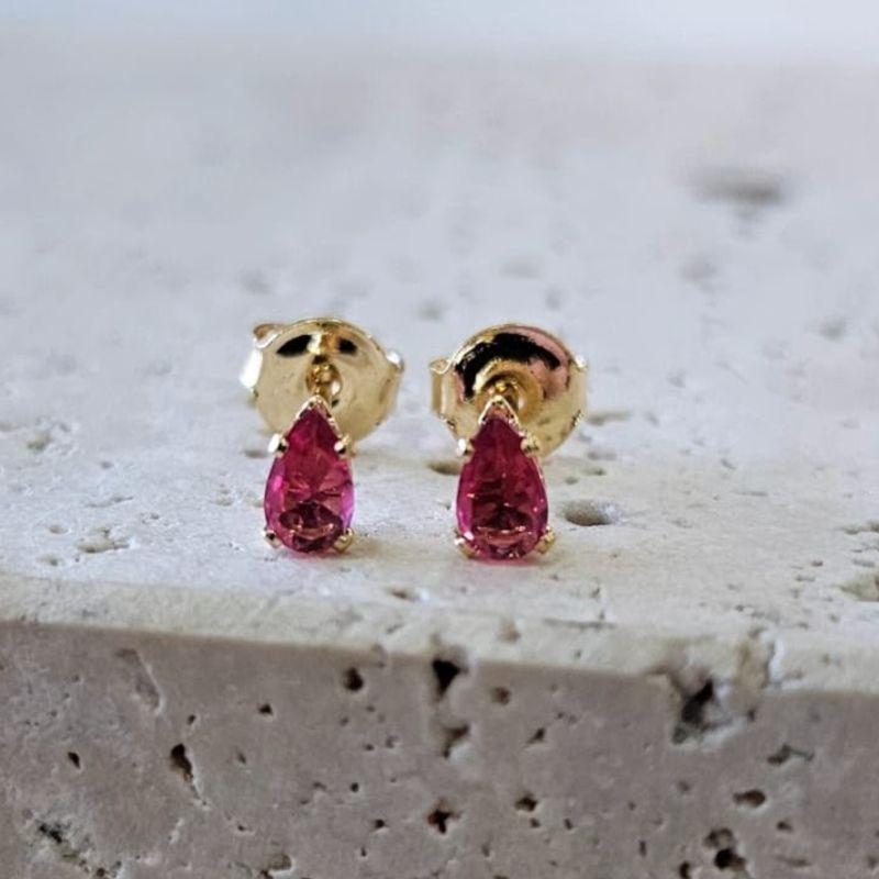 Brinco Gotinha Rosa