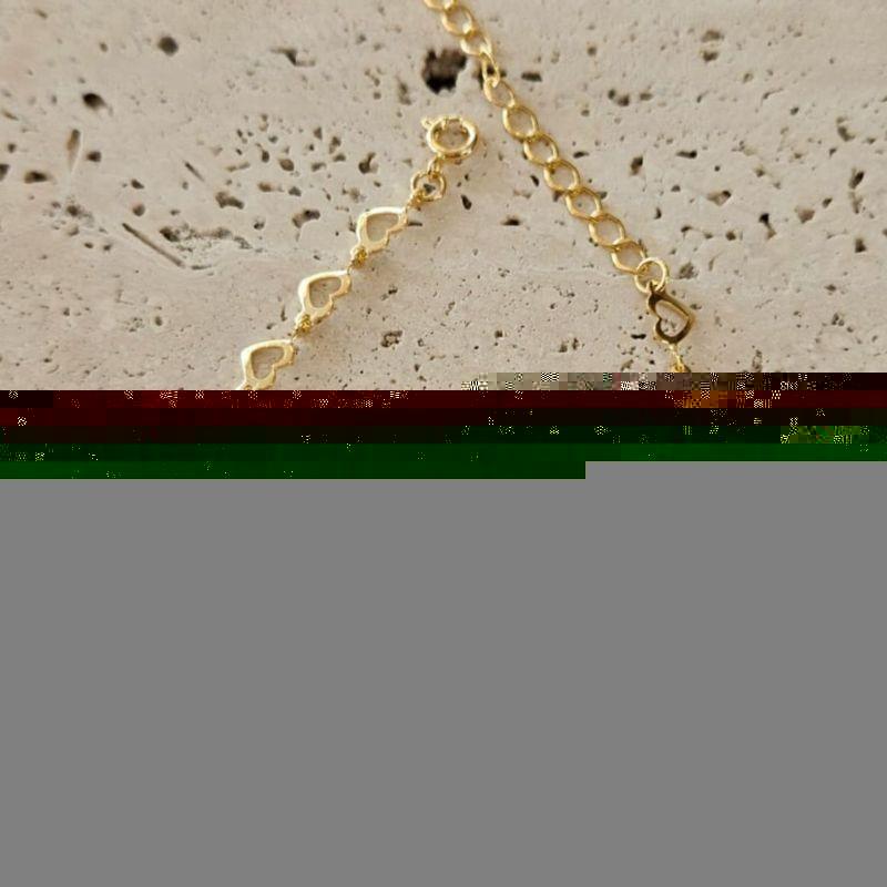 Pulseira Corações Vazados