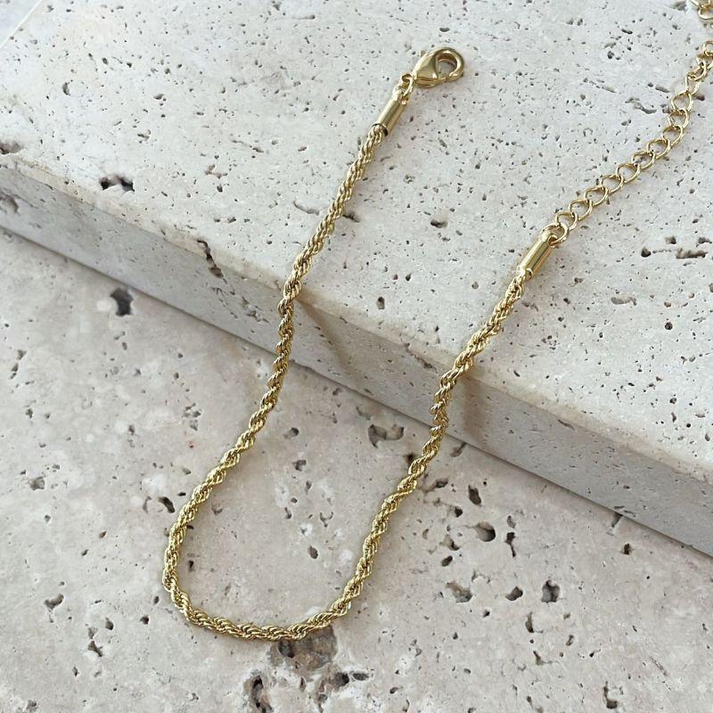 Pulseira Cordão Baiano 2mm 18cm