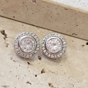 Brinco Pizza com Zirconia no Centro