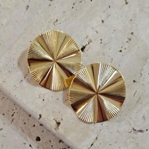 Brinco Circulo Organico Texturizado