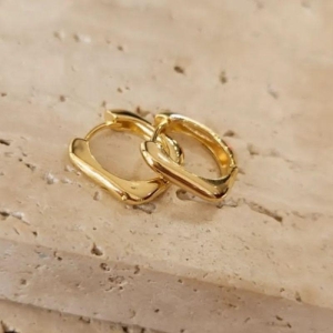 Brinco Argola Quadrada Grande