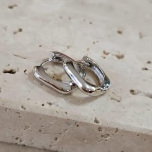 Brinco Argola Quadrada Média