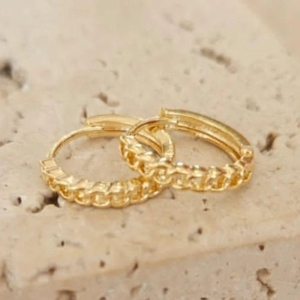 Brinco de Argola Mini Corrente Gde