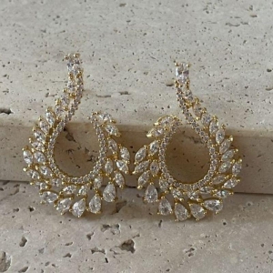 Brinco Festa Cravejado Cristal