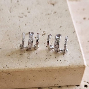 Brinco Garras Lisa, Cravejada e Navete