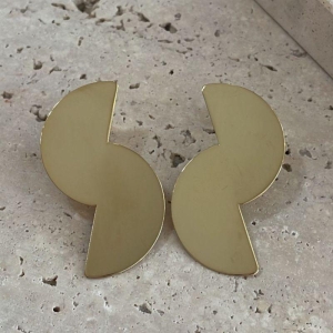 Brinco Meia Lua Dupla