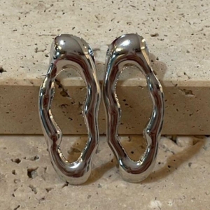 Brinco Organico Oval Reto