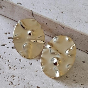 Brinco Oval Martelado