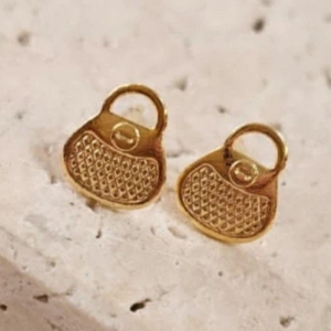 Brinco Solitário Bolsa