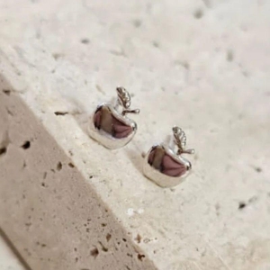 Brinco Solitário Maçã Fixo