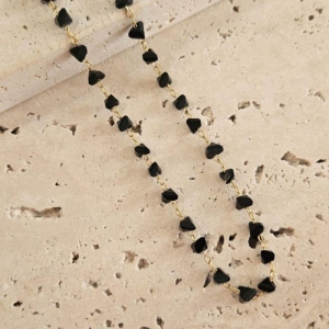 Choker Cascalho Preto