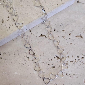 Choker Corações Vazados