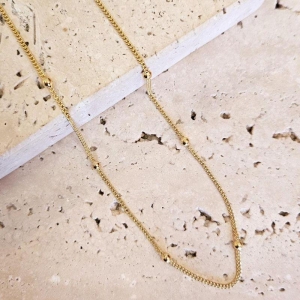 Choker Corrente de Bolinhas