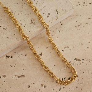 Choker Elos Trançados