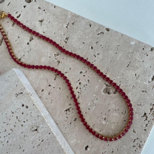 Choker Riviera Zircônia Colors 45cm