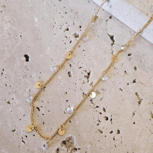 Choker Zirconias e Medalhas Penduradas