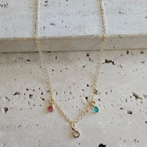 Gargantilha Infantil Bolinhas Coloridas 35cm