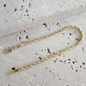 Pulseira Cordão Baiano 18cm - 3mm