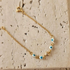 Pulseira Infantil Olho Grego 15cm