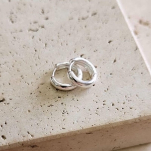 Brinco Argola Lisa M Prata