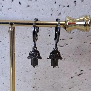 Brinco Argola Mão de Fátima G