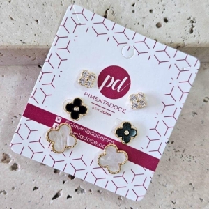 Brinco Trio Van Cleef Fixo