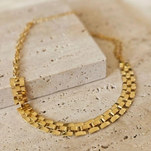 Choker Malha de Relógio