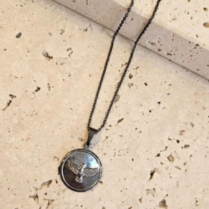 Colar Medalha Espirito Santo 60cm