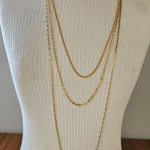 Colar Triplo Correntaria