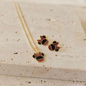 Conjunto Minnie com Resina 40cm