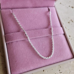 Cordão Baiano2,2mm - 50cm Prata