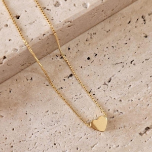 Gargantilha Coração Cheio 45cm