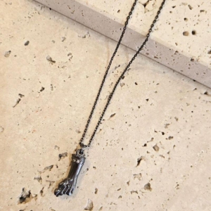 Gargantilha Figa com Zirconia 45cm