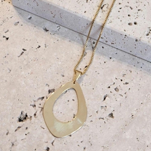 Gargantilha Gota Vazada 45cm